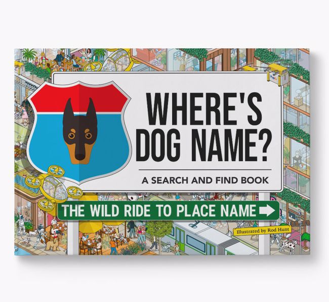 Personalised Dobermann Book: Where's Dobermann? Volume 3